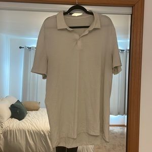 Mens Lululemon collared swiftly tech material shirt